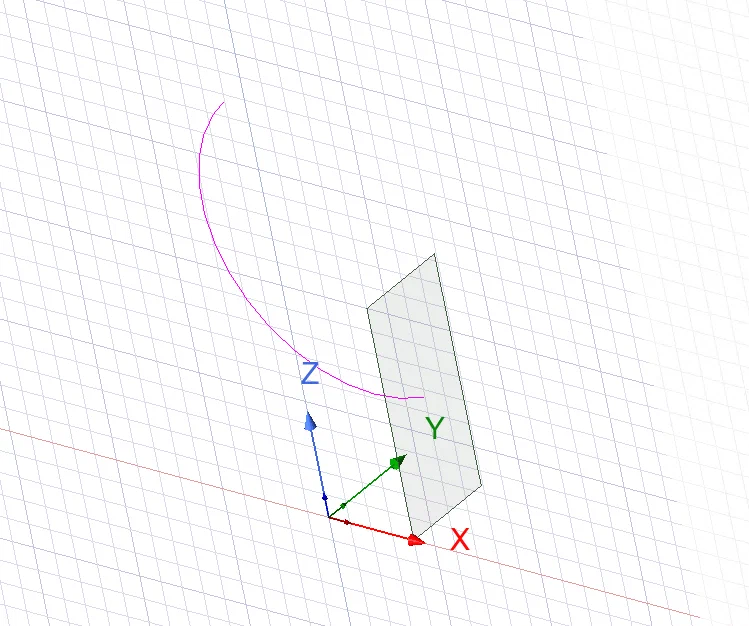 空间折线扫描路径