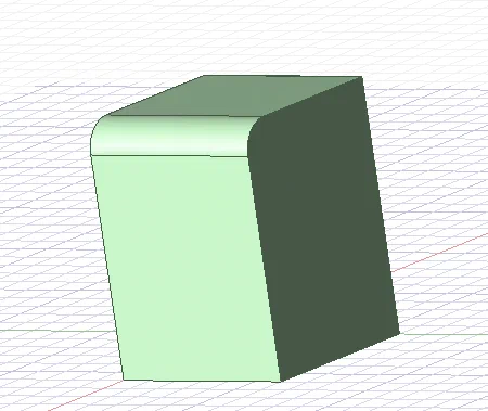 3D 实体圆角生成效果