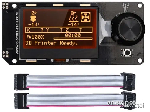 BTT Mini12864 智能显示屏及 10-Pin 排线