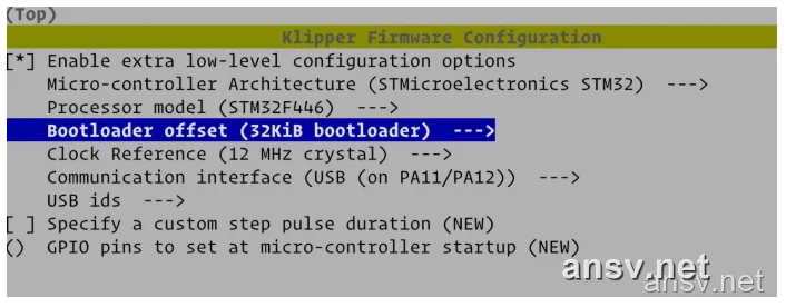 STM32F446 固件编译配置