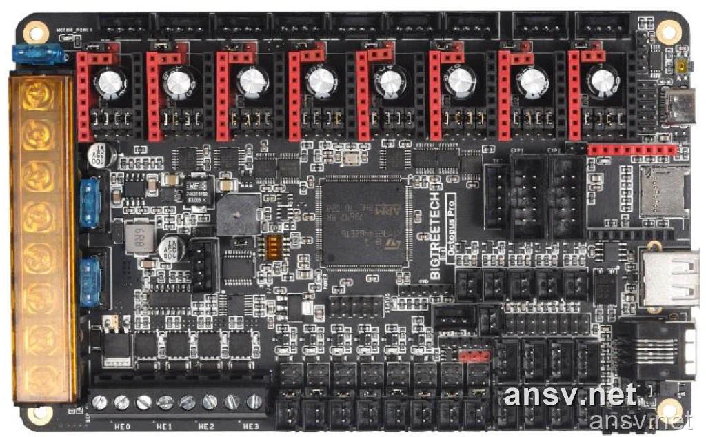 BIGTREETECH Octopus Pro 主板实物图