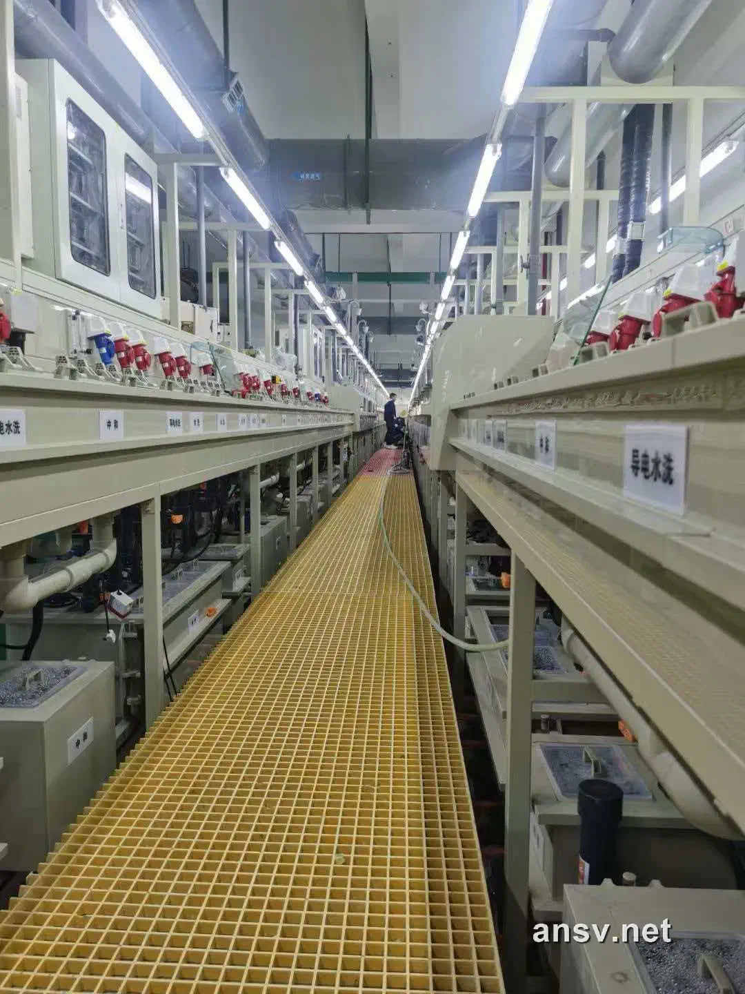 微型马达弹片先冲压后带料连续电镀产线实景