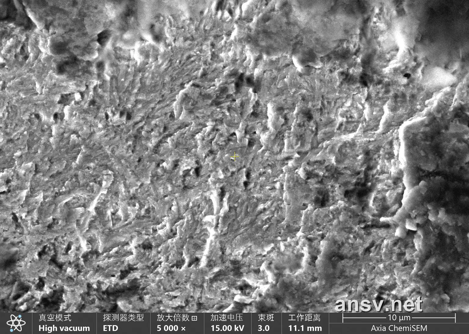 SEM 5000x 超高倍微观疲劳辉纹